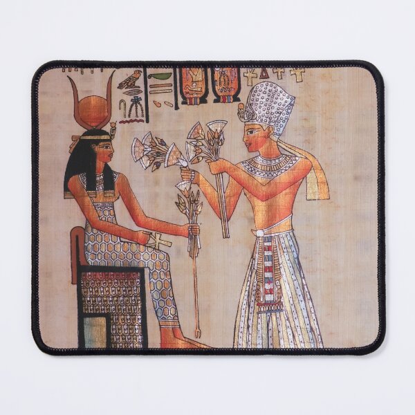 Item preview, Ramses II And Goddess Hathor designed and sold by hurmerinta.