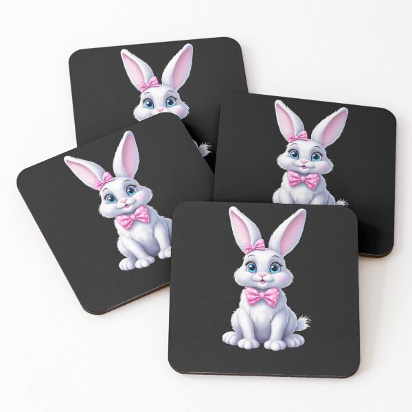 Item preview, Cute Easter Bunny Funny Rabbit Easter Bow Womens Girls Kids  designed and sold by TalalosART.