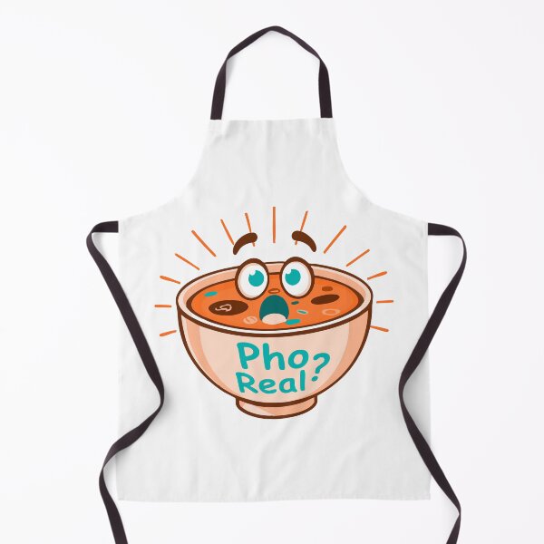 Item preview, Teal & Orange Pho Real? Funny Cute Vietnamese Pho Soup Pun designed and sold by CrownedCanvas.