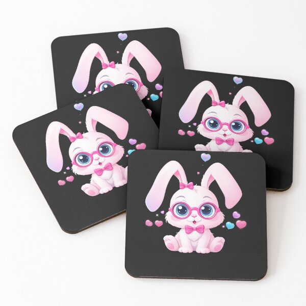 Item preview, Cute Easter Bunny Funny Rabbit Easter Bow Womens Girls Kids  designed and sold by TalalosART.