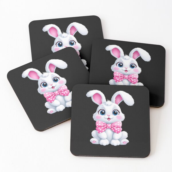 Item preview, Cute Easter Bunny Funny Rabbit Easter Bow Womens Girls Kids designed and sold by TalalosART.