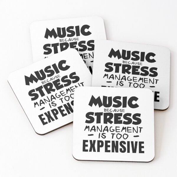 Item preview, Music because stress management is too expensive designed and sold by AdrianShirt.