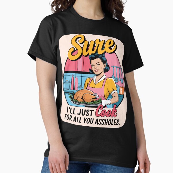 Item preview, Vintage Sarcastic Housewife designed and sold by Angry Swan Designs.