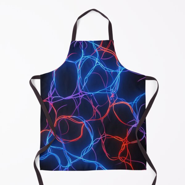Item preview, Complex neon pattern on black designed and sold by Sigtrix.