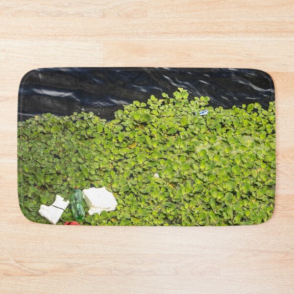Item preview, garbage and aquatic plants in a river designed and sold by felipequeiroz.