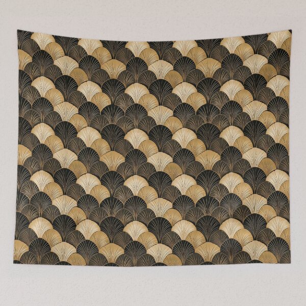 Item preview, fan shaped shell motif pattern designed and sold by Designbes.