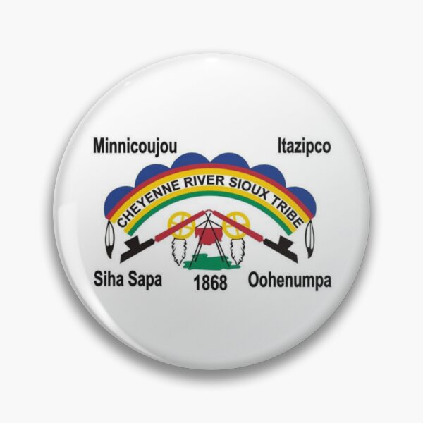 Item preview, Flag of Cheyenne River Sioux tribe Indian Reservation South Dakota USA designed and sold by Beluga Cat.