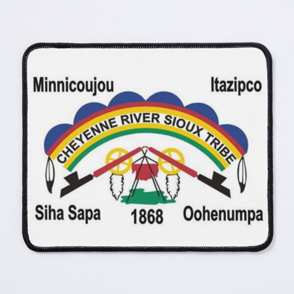 Item preview, Flag of Cheyenne River Sioux tribe Indian Reservation South Dakota USA designed and sold by Beluga Cat.