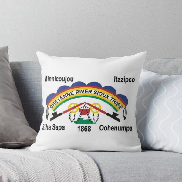 Item preview, Flag of Cheyenne River Sioux tribe Indian Reservation South Dakota USA designed and sold by Beluga Cat.