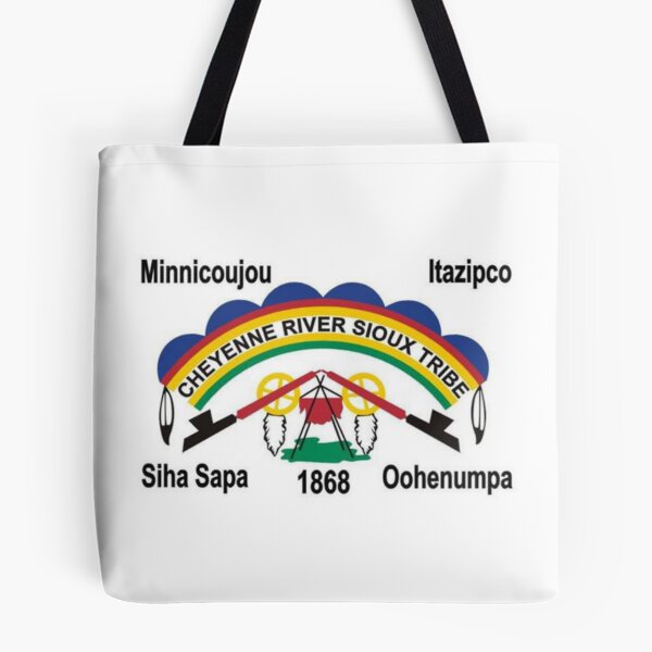 Item preview, Flag of Cheyenne River Sioux tribe Indian Reservation South Dakota USA designed and sold by Beluga Cat.