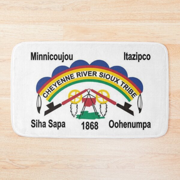 Item preview, Flag of Cheyenne River Sioux tribe Indian Reservation South Dakota USA designed and sold by Beluga Cat.