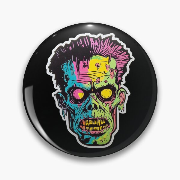 Item preview, Lowbrow Halloween Frankenstein Graphic designed and sold by RockFireMerch.