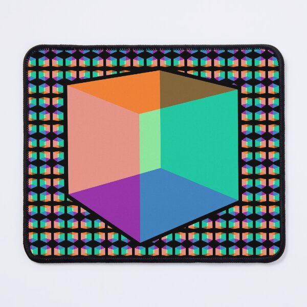 Item preview, Color Cube Pattern on Black designed and sold by Diego-t.