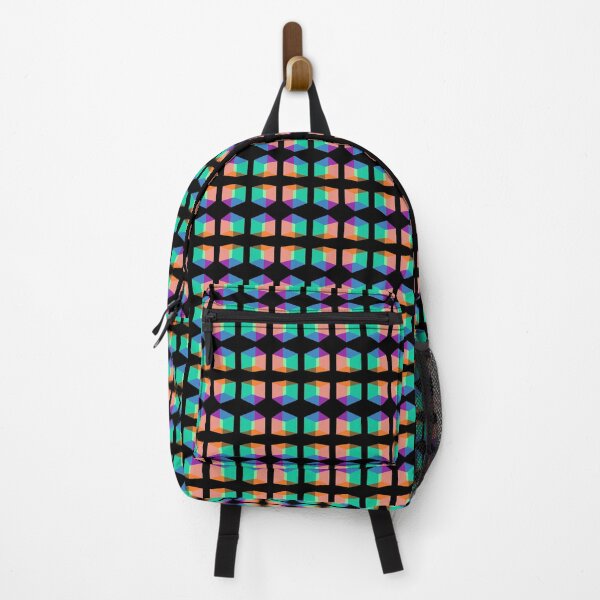 Item preview, Color Cube Pattern on Black designed and sold by Diego-t.