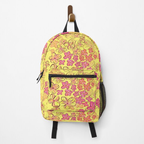 Artikel-Vorschau von Tropisches Digitalpapier - Nahtloses Blumenmuster in Pink, Gelb und Orange, designt und verkauft von Nouveaupattern.