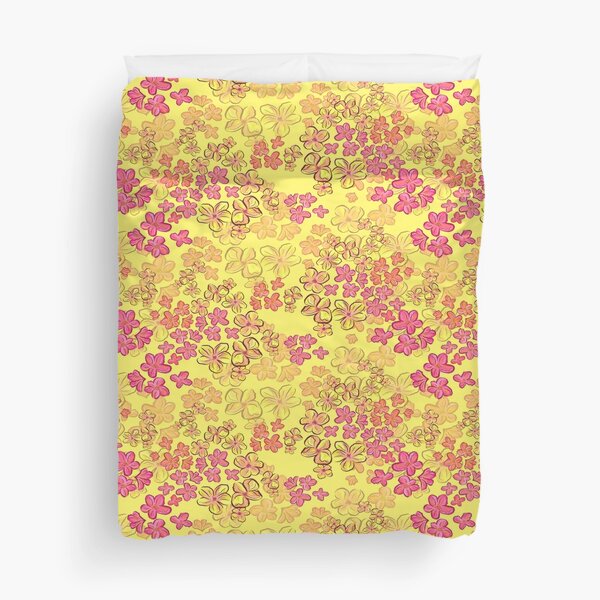 Artikel-Vorschau von Tropisches Digitalpapier - Nahtloses Blumenmuster in Pink, Gelb und Orange, designt und verkauft von Nouveaupattern.