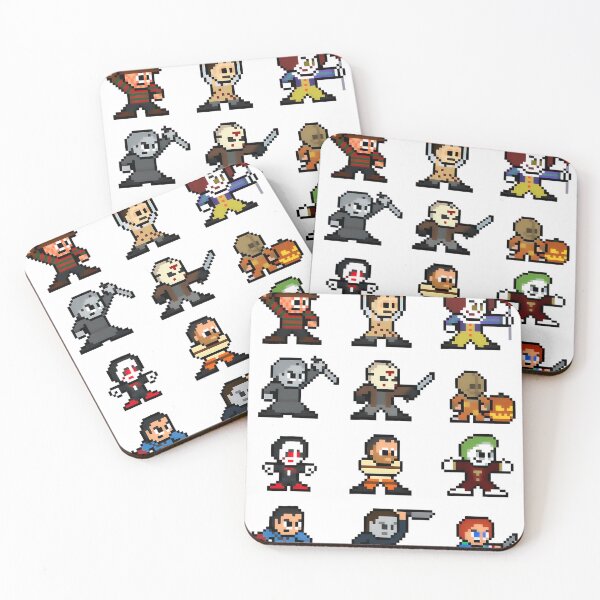 Item preview, 80s Retro Halloween Horror Movies Villains Characters designed and sold by PlantThreads420.