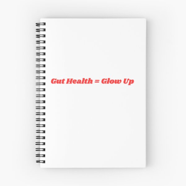 Item preview, Gut Health = Glow up (red sticker) designed and sold by ChiWellness Shop.