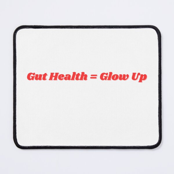 Item preview, Gut Health = Glow up (red sticker) designed and sold by ChiWellness Shop.