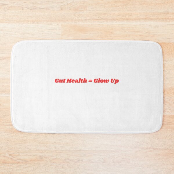 Item preview, Gut Health = Glow up (red sticker) designed and sold by ChiWellness Shop.