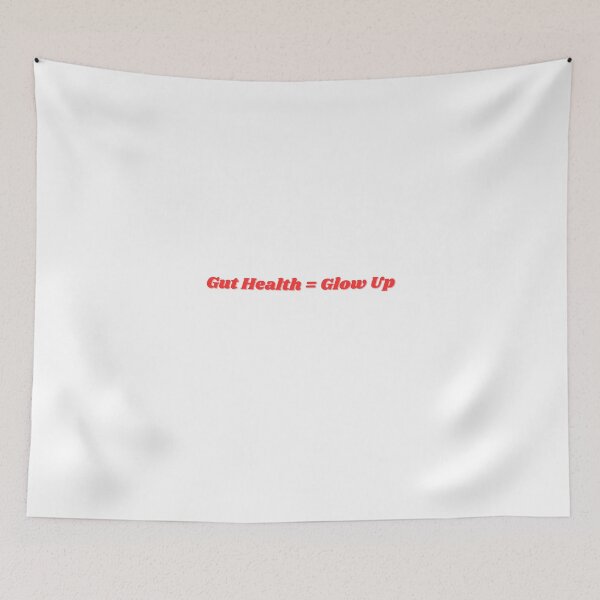 Item preview, Gut Health = Glow up (red sticker) designed and sold by ChiWellness Shop.