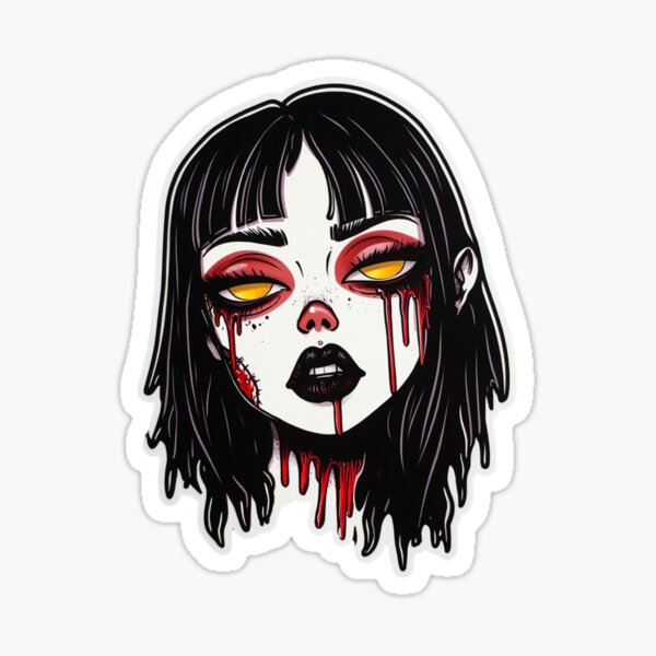 Item preview, Psychobilly Goth Girl Zombie designed and sold by RockFireMerch.