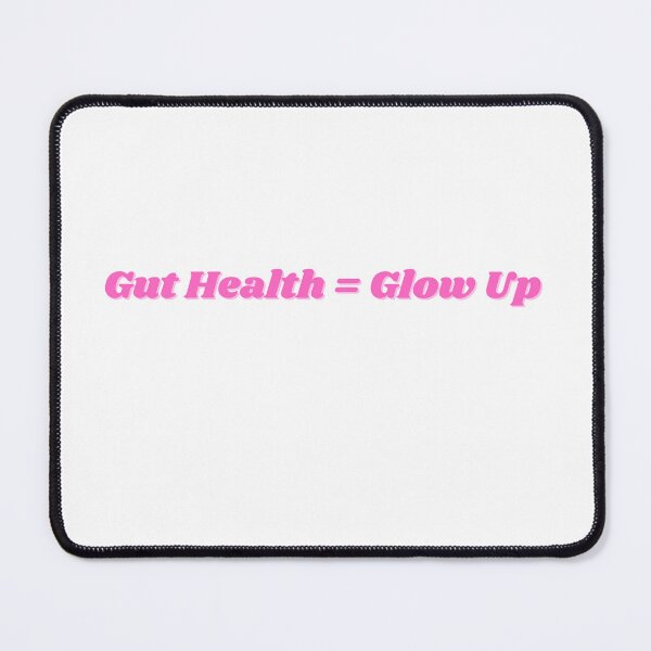 Item preview, Gut Health = Glow Up (pink sticker) designed and sold by ChiWellness Shop.