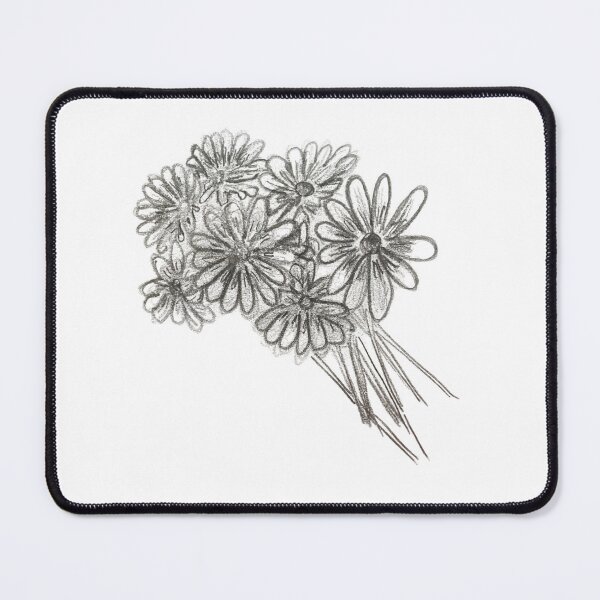 Item preview, Pencil Sketched Wildflower Bouquet designed and sold by Uplifting Vib'n Design and Decor .