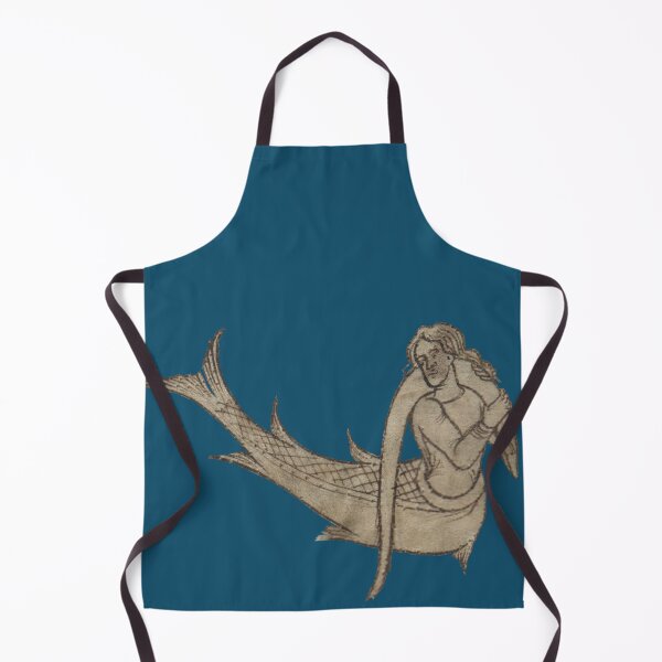 Item preview, Medieval illustration of a merman designed and sold by IllmadeErrant.