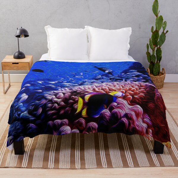 Vista previa del artículo con la obra «Mar de colores: Un tapiz sumergido», diseñado y vendido por Astrodad Creations LLC.