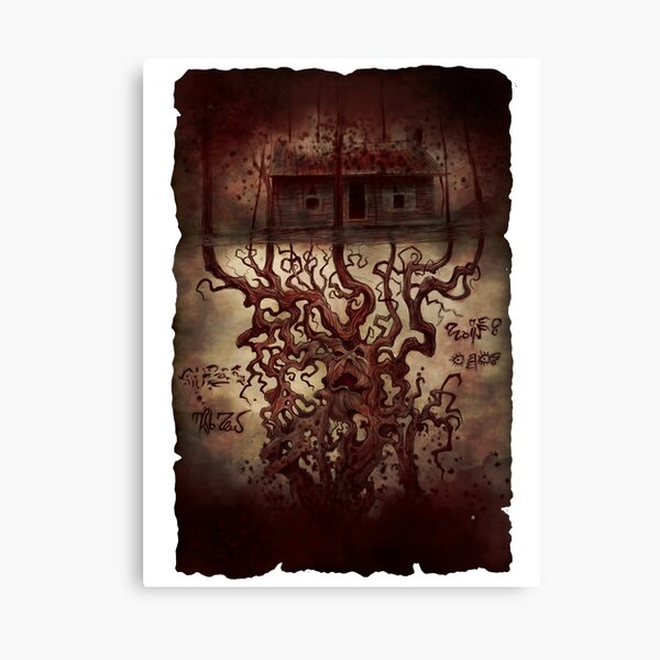 Item preview, Evil Dead, the cabin depicted in the Necronomicon designed and sold by utleyart.