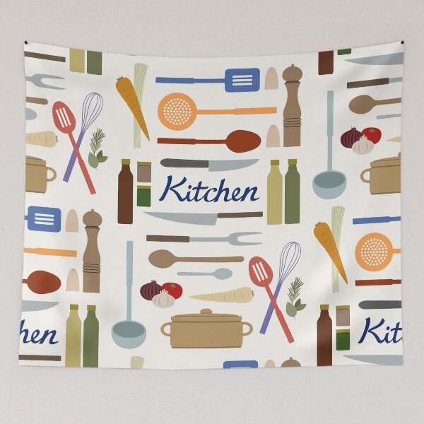 Item preview, Kitchenware Illustration+Type Design Color designed and sold by NataliePaskell.