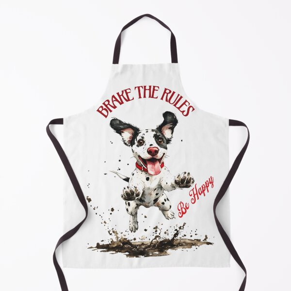 Item preview, Brake the Rules: Happy dog designed and sold by HannaArtHeart.