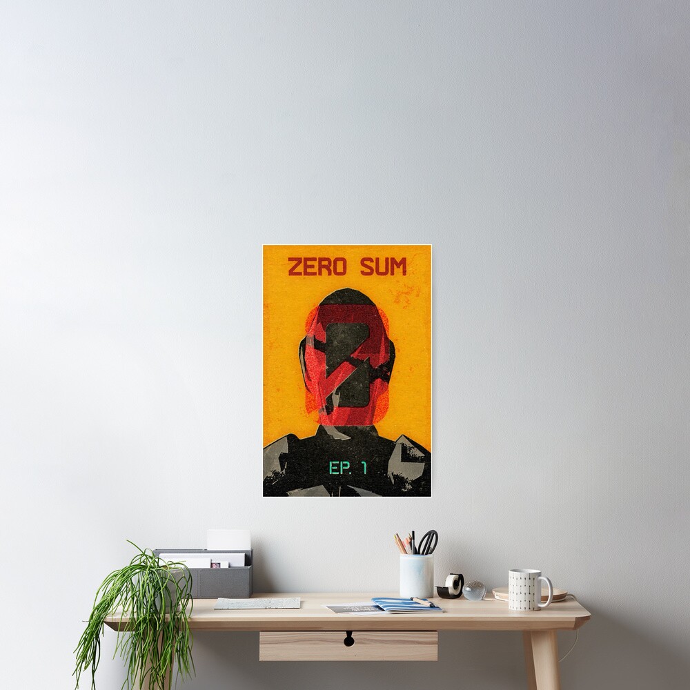 Zer0 Sum Vintage Poster Poster