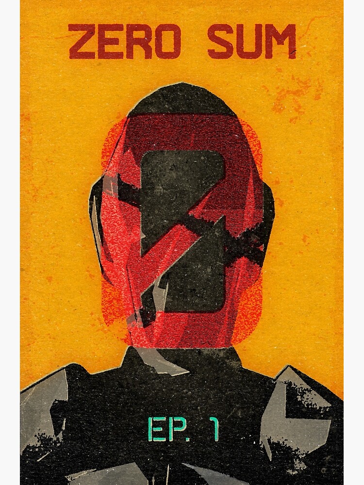 Zer0 Sum Vintage Poster by dfh15