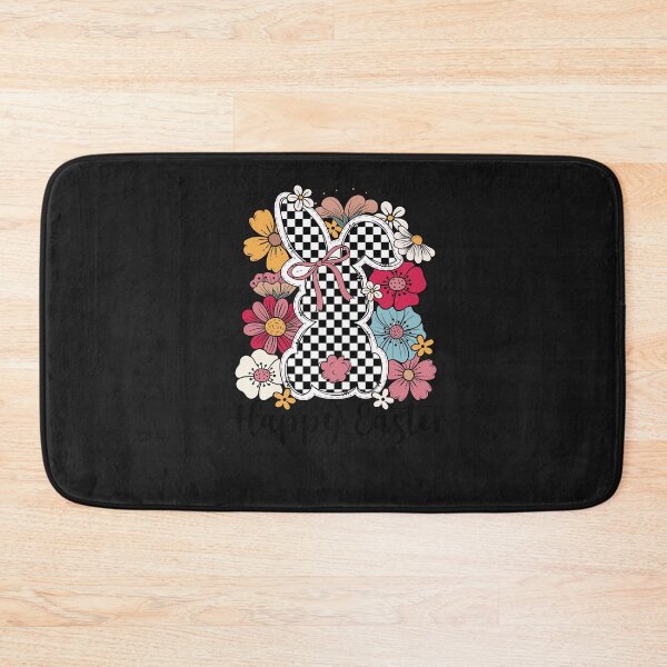 Item preview, Happy Easter Bunny Boho Floral Plaid Bunny Rabbit Girl Women designed and sold by TalalosART.