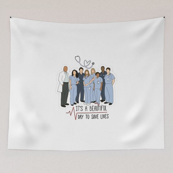 Item preview, Its a Beautiful Day to Save Lives | Grey's Anatomy Quotes designed and sold by Drama-Junction.