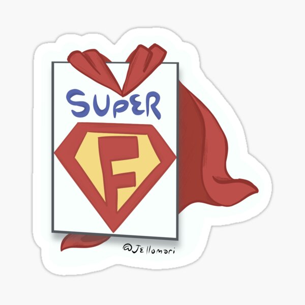 Item preview, Super F designed and sold by Jellomari Doodles.