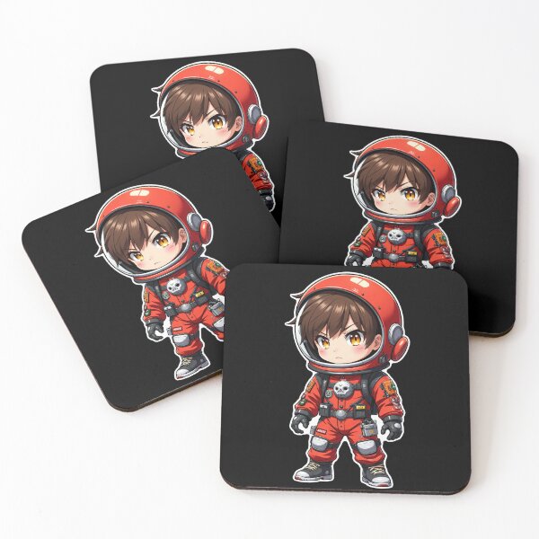 Item preview, Anime Boy Astronaut on the way to the stars - Immerse yourself in a world where the stars are within reach designed and sold by  VectorArtFactory.