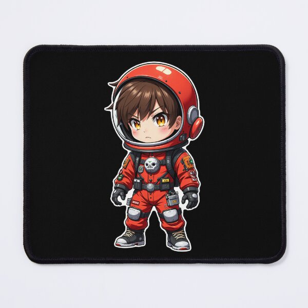 Item preview, Anime Boy Astronaut on the way to the stars - Immerse yourself in a world where the stars are within reach designed and sold by VectorArtFactory.