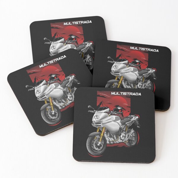 Item preview, Ducati Multistrada 1100S DS (White) for Motorcycle Riders designed and sold by MotoApparelHub.
