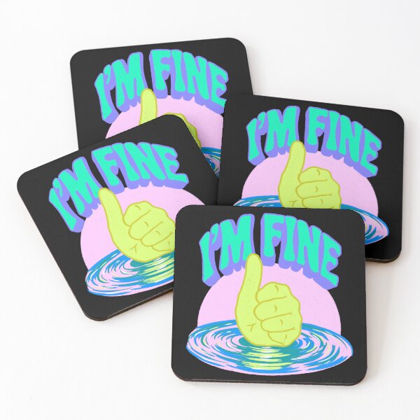 Item preview, Im fine thumbs up  designed and sold by IHateDumplings.