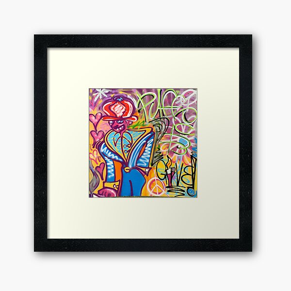 Puff, puff- eyepopincandy Framed Art Print