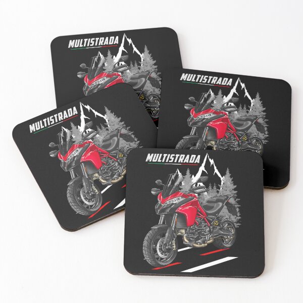Item preview, Ducati Multistrada 950 2019-2021 (Red) for Motorcycle Riders designed and sold by MotoApparelHub.