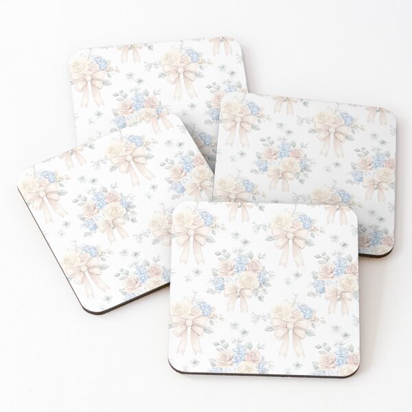 Item preview, soft pastel wedding florals designed and sold by PoppyLaneStudio.