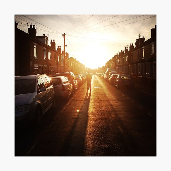 Item preview, Early Morning Sunrise Street designed and sold by RCAnimals.