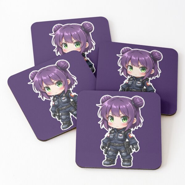 Item preview, Anime Girl Policewoman - Guardian Angel for Law and Order designed and sold by  VectorArtFactory.
