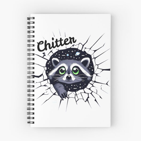 Item preview, Cosmic Raccoon Chitter - Space Explorer designed and sold by DARK_NOVA.