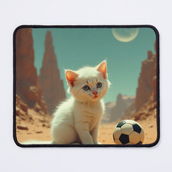Item preview, Kitten with Soccer Ball and Target designed and sold by HabitableMoons.