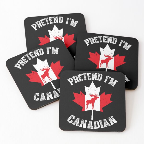 Item preview, Pretend I’m Canadian Funny Moose Maple Leaf designed and sold by MotivaChic.